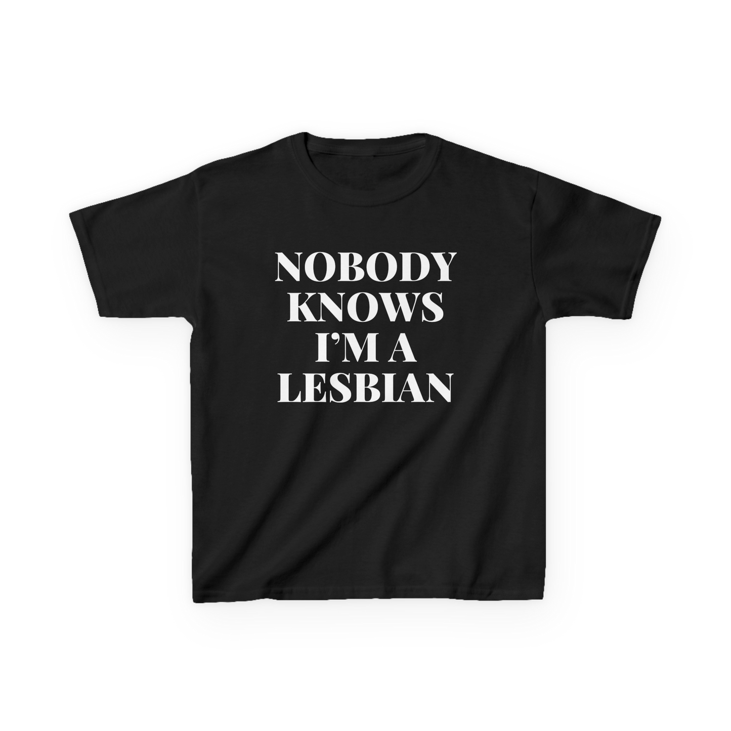 Nobody Knows I'm a Lesbian Baby Tee