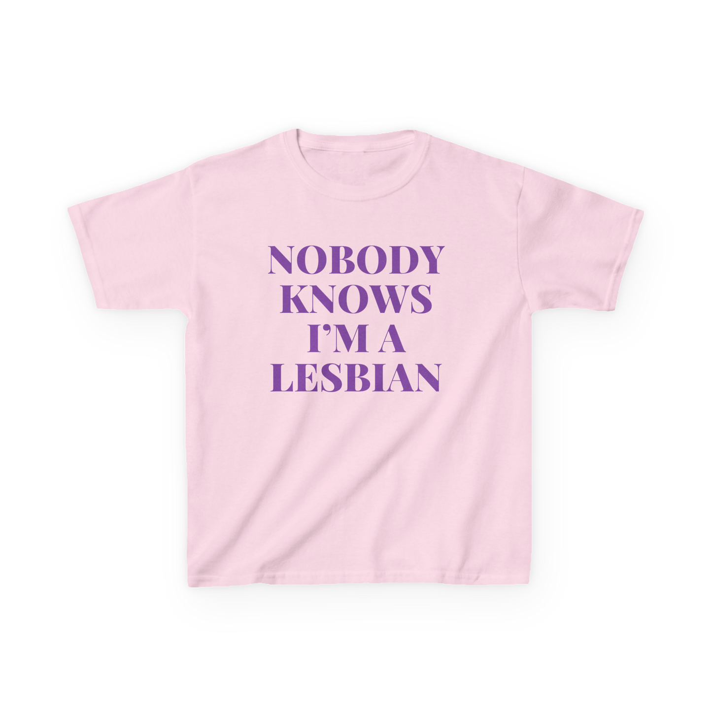 Nobody Knows I'm a Lesbian Baby Tee