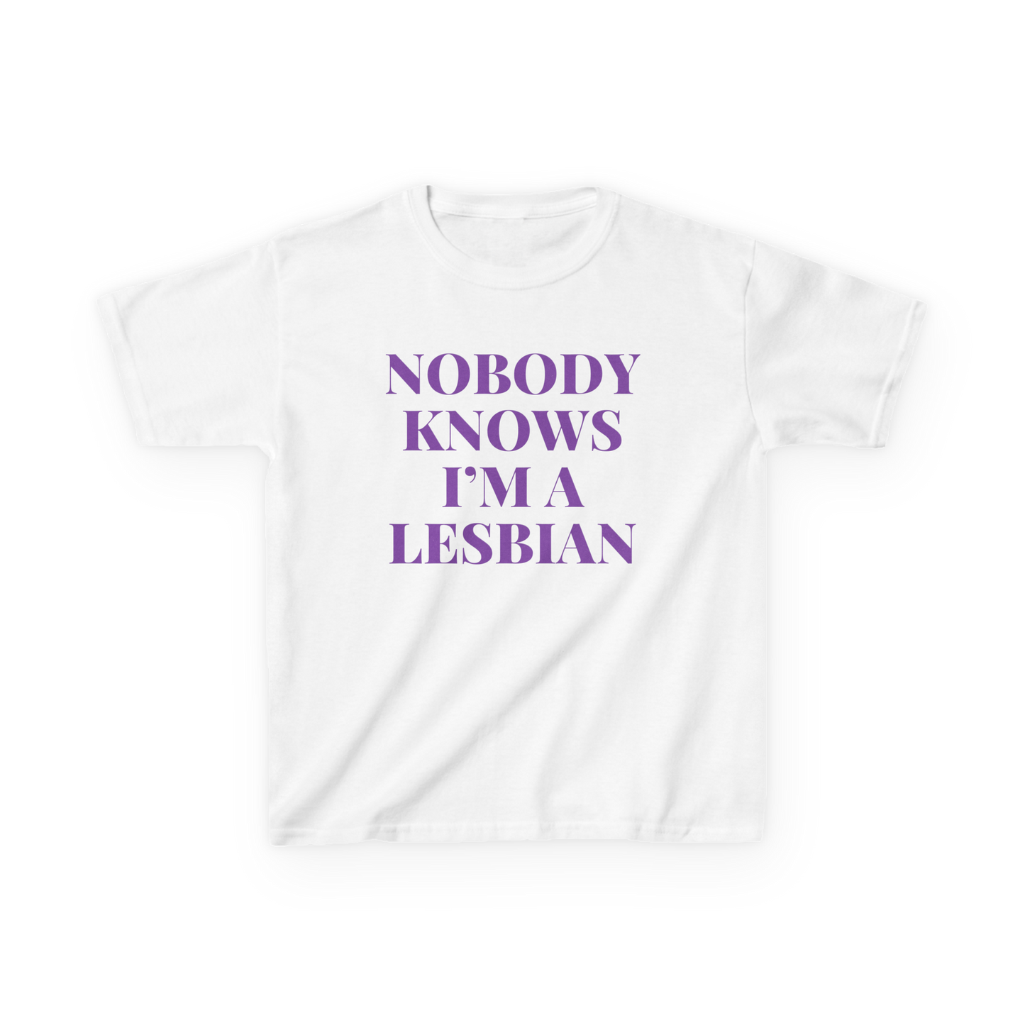 Nobody Knows I'm a Lesbian Baby Tee