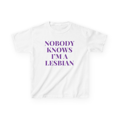 Nobody Knows I'm a Lesbian Baby Tee