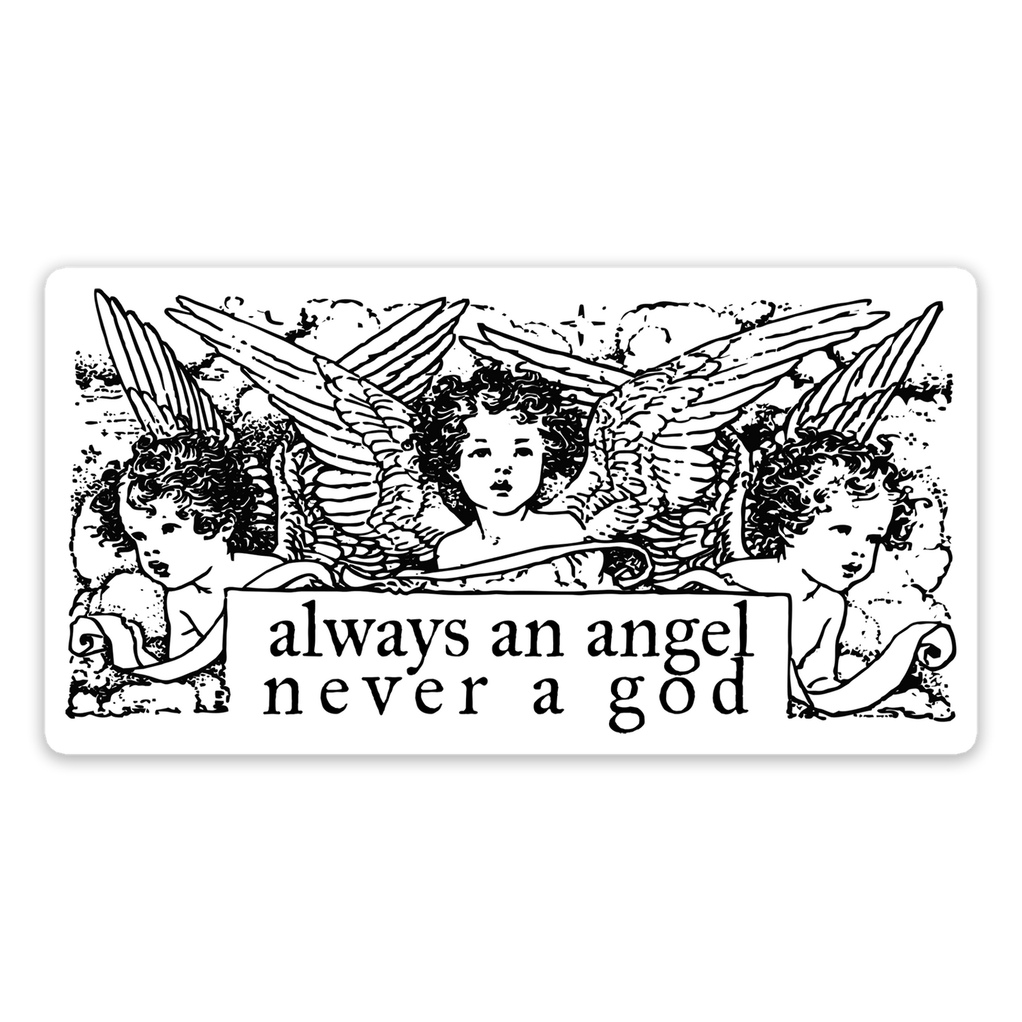 always an angel – boygenius sticker