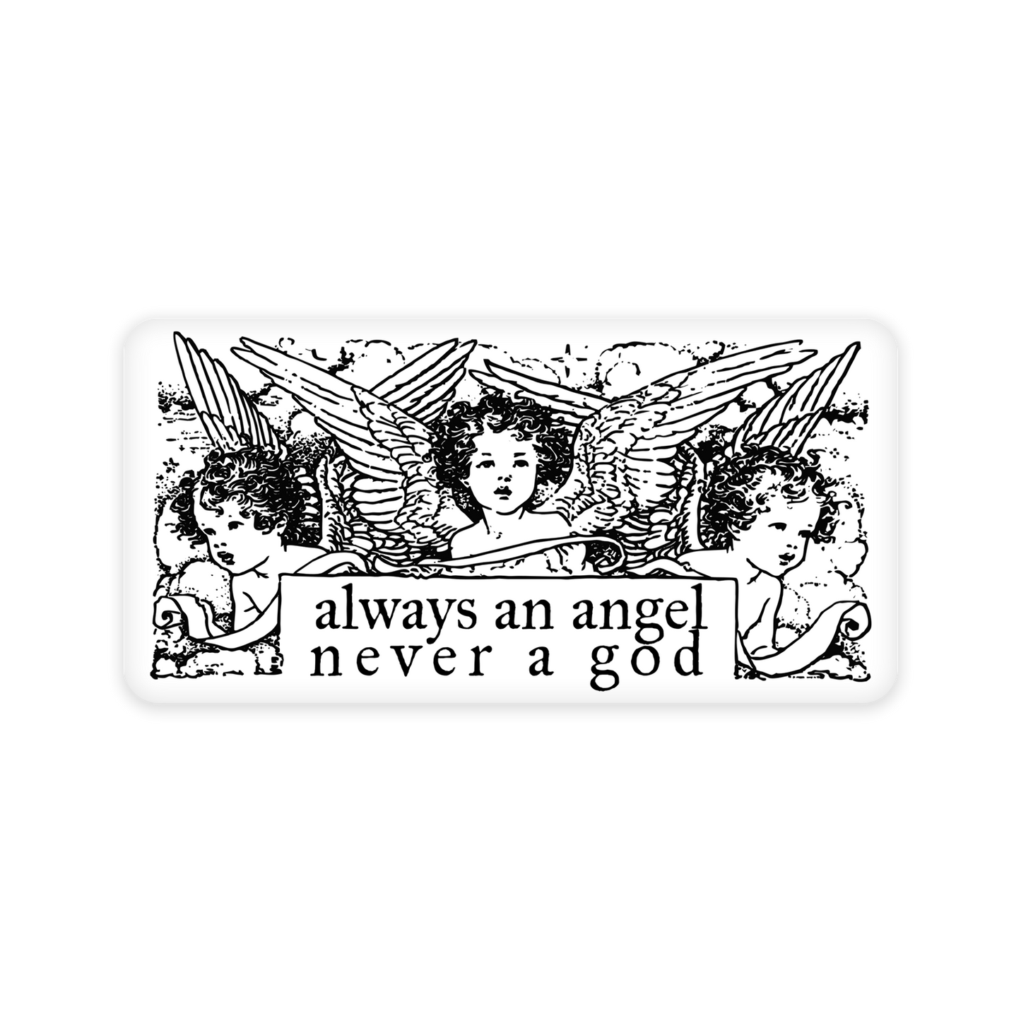 always an angel – boygenius sticker
