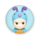 bug's world – sonny angels pinback buttons