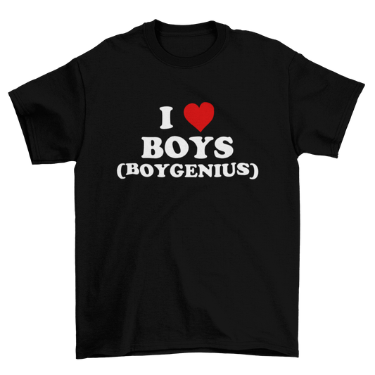 i <3 boys (boygenius) – unisex t-shirt