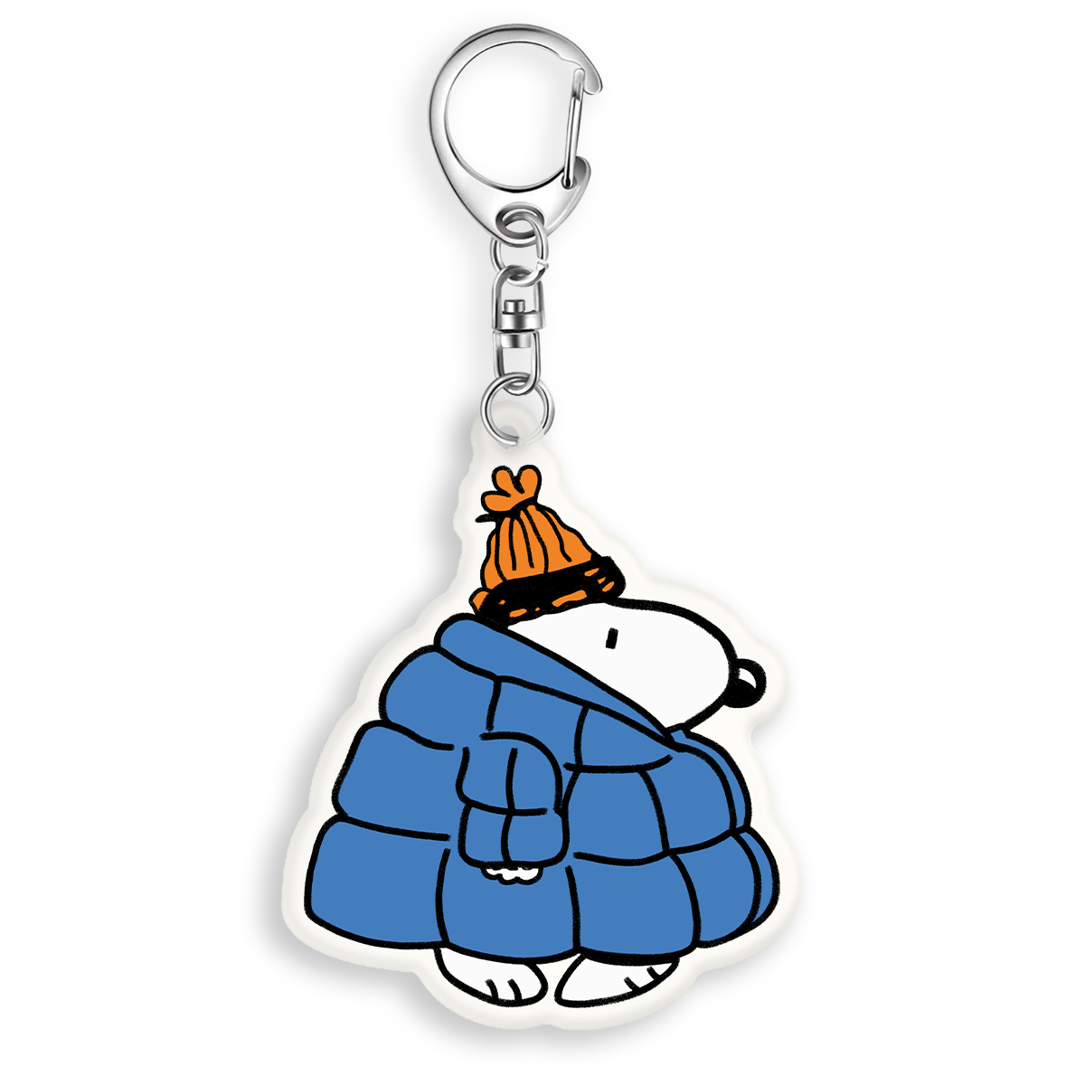 puffer jacket snoopy – acrylic keychain