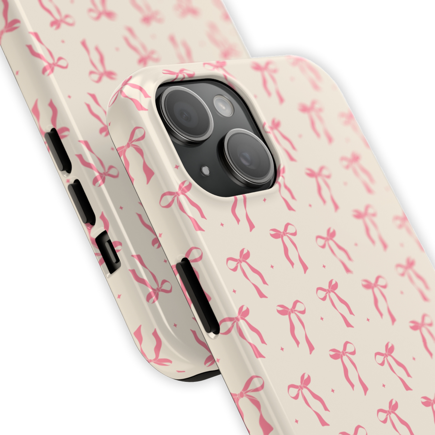 pink coquette bows – tough phone case